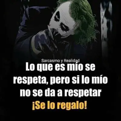 Lo que es mío se respeta